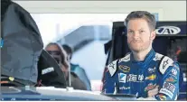  ?? AP PHOTO ?? Dale Earnhardt Jr. has taken himself out of Sunday’s race at New Hampshire because he can’t shake symptoms that could be concussion-related.