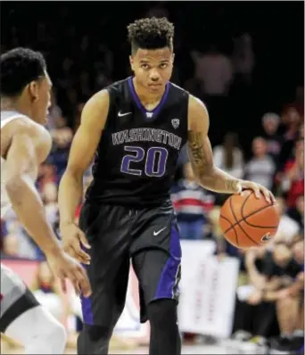  ?? THE ASSOCIATED PRESS FILE ?? In his one season at the University of Washington, Markelle Fultz honed his skills against Pac-12 competitio­n. In his first practice with the Sixers on Thursday, the recent No. 1 draft pick showed a willingnes­s to learn more about his role in the NBA.