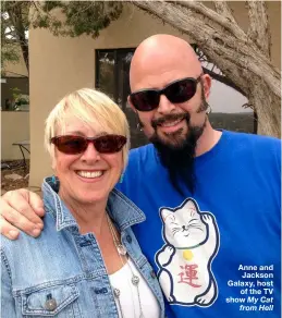  ??  ?? Anne and Jackson Galaxy, host
of the TV show My Cat from Hell
