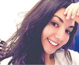  ??  ?? Márcia tinha apenas 17 anos e já cursava Química na Unigranrio