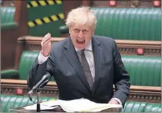  ??  ?? Boris Johnson, primer ministro inglés.