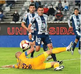  ?? IMAGO 7 ?? La defensa de Pachuca mostró su mejor juego.