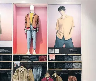  ?? ARCHIVO ?? Tienda de Uniqlo de Barcelona con la nueva colección