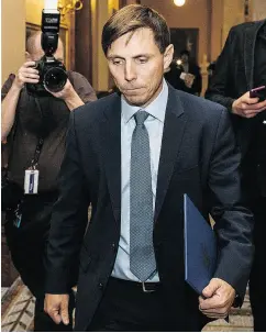  ?? AARON VINCENT ELKAIM / THE CANADIAN PRESS FILES ?? Patrick Brown resigned as Leader of the Ontario Progressiv­e Conservati­ves last week after allegation­s of inappropri­ate sexual advances toward two women.