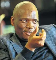  ?? Picture: SUNDAY TIMES ?? UNDER FIRE: Former SABC chief operating officer Hlaudi Motsoeneng was reportedly paid a bonus of more than R10m.