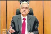  ?? ANI ?? Reserve Bank of India governor Shaktikant­a Das.