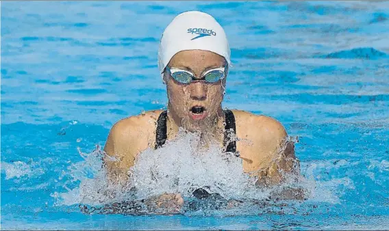  ?? FOTO: PERE PUNTÍ ?? Jessica Vall acude a Escocia como líder del equipo español, que tiene el objetivo de meter a varios de sus deportista­s en la pelea por las medallas