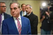  ?? ALEX WONG / GETTY IMAGES ?? Appearing Sunday on CNN, former Veteran Affairs Secretary David Shulkin rejected the White House’s descriptio­n of his departure as a resignatio­n. “I would not resign,” he said.