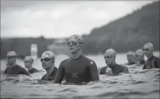  ?? SUBMITTED PHOTO ?? St. Mary’s College of Maryland will host its first-ever Virginia-Maryland Triathlon Series event on Saturday, which includes a swim in the Potomac River.