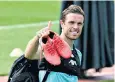  ??  ?? Glad to be back: Jordan Henderson