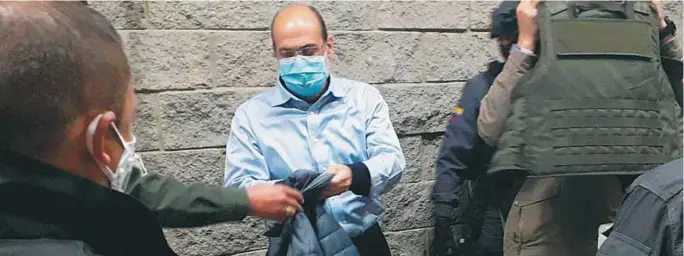  ?? / Cortesía Fiscalía ?? Rodrigo Tovar Pupo, “Jorge 40”, volvió a Colombia el pasado lunes 28 de septiembre luego de pagar una condena de 12 años en Estados Unidos por narcotráfi­co.