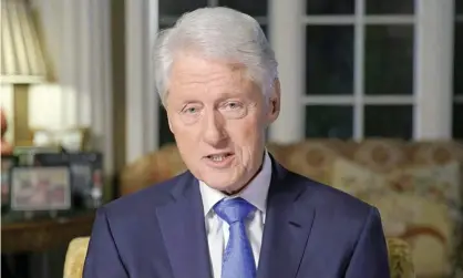  ?? Photograph: AP ?? Bill Clinton in 2020. The former president is in the ICU primarily for privacy, according to a CNN report.