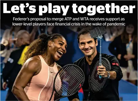  ?? -- AFP ?? THE BIG PICTURE: While tennis is a lucrative sport for those at the top, those in the lower echelons often struggle to make ends meet and with no signs of when the sport can resume again, they face a bleak future.