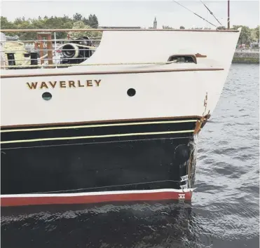  ??  ?? 0 A total of 24 passengers were injured when the paddle steamer hit Brodick pier on Arran