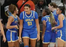  ?? DAVID ZALUBOWSKI/AP PHOTO ?? Lauren Betts and the UCLA women’s team are ranked No. 2in the national AP Top 25 poll that was released Monday.