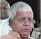  ??  ?? Lalu Prasad Yadav