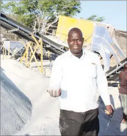  ??  ?? Masvingo businessma­n and miner Taguma Benjamin Mazarire