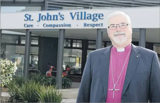  ?? PHOTO: Mel Guy ?? MOTION OF SUPPORT: Bishop of Wangaratta John Parkes said a motion at the weekend’s Diocese of Wangaratta synod to explore the possibilit­y of clergy providing a blessing for same sex unions received “overwhelmi­ng” support.