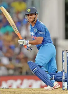  ??  ?? MS Dhoni