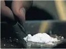  ??  ?? DEADLY Cocaine drives crime in society