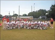  ?? Contribute­d by Gail Conner ?? Cedartown Middle School’s Bulldogs football program came in as runner-up in the FCAA for the 2019 season.