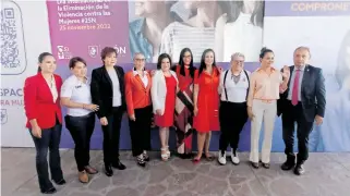  ?? FRANCISCO MEZA ?? La alcaldesa de León presentó el programa del Immujeres