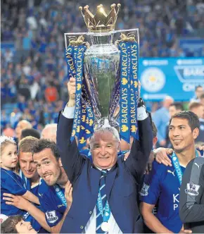  ?? Photograph: Getty ?? Claudio Ranieri earned the right to try to avoid relegation