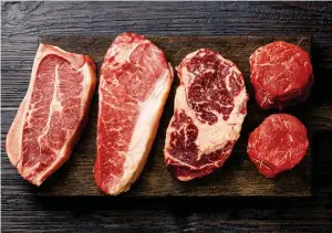  ?? FOTO ?? La carne roja afecta la salud del corazón de distintas maneras. Hay un nuevo estudio.