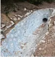  ?? Foto: S. Kuchenbaur ?? Zum Schutz vor Hochwasser wurden am Kellerweg kleine Becken und ein verbes serter Ablauf gebaut.