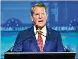  ?? HYOSUB SHIN/HYOSUB.SHIN@AJC.COM ?? Gov. Brian Kemp pushed for the new law calling for oversight of local district attorneys, but also said there’s no evidence the Fulton prosecutor has violated state law.