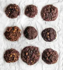  ?? Erika Kwee ?? Erika Kwee put various Levain cookie recipes to the test.