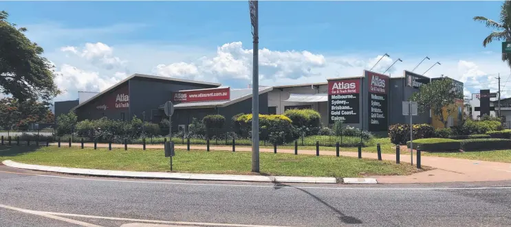  ?? Picture: COLLIERS INTERNATIO­NAL ?? UNIQUE OPPORTUNIT­Y: The former Atlas Car and Truck Rental site at the entrance to Cairns Airport is available for lease, offering great main road exposure.