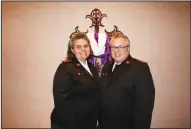  ?? Kaitlyn Rigdon/News-Times ?? Salvation Army: Lieutenant­s Teri and Charles Smith, who were once homeless, are now commanding officers of the Salvation Army in El Dorado, after finding work with the organizati­on.