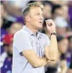  ?? STEPHEN M. DOWELL/STAFF ?? Orlando head coach Jason Kreis says the Lions will have to be alert on New York’s smaller field.