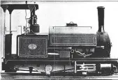  ?? HECT ?? Above: A locomotive built by Chapman & Furneaux and thought to be near-identical to the earlier Portugesa/Escucha. The firm was the successor to Black, Hawthorn & Co.