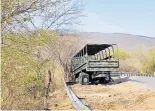  ?? /EL REGIONAL. ?? de un camión con militares. Solo uno requirió de traslado.