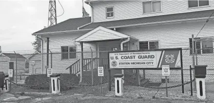  ?? STAN MADDUX, SOUTH BEND TRIBUNE ?? The U.S. Coast Guard plans to operate its station in Michigan City as a part-time facility on weekends beginning in 2024. Local officials are fighting to keep it open year round.