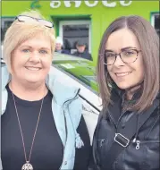  ?? (Pic: John Ahern) ?? Carmel Frewen and her friend, Vera Maher, who were in Mitchelsto­wn last Sunday for the St. Patrick’s Day parade.