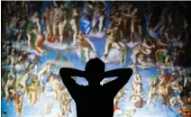  ?? Photo courtesy of See/Bridgeman Images. ?? Images of Michelange­lo’s frescoes in the Sistine Chapel can be seen in Vancouver.