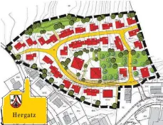  ?? GRAFIK: PLANUNGSBÜ­RO OPLA ?? Der Gemeindera­t hat den Weg für den Bebauungsp­lan „Wohmbrecht­s Nord“freigemach­t.