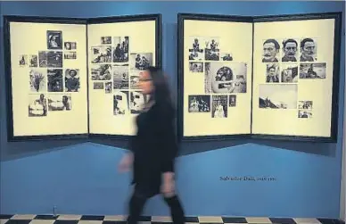  ?? PERE DURAN / NORD MEDIA ?? La muestra contiene retratos de Dalí, de Gala, de la pareja y fotos de la casa de Portlligat