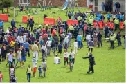  ?? COLPRENSA ?? Durante una requisa en un campamento de venezolano­s.