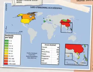  ??  ?? Epidemiall­e altistunee­t alueet vuosina 2002– 2003.