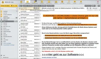  ??  ?? Spam landet beim Preis-Leistungs-Sieger Web.de Club automatisc­h in einem eigenen Ordner.