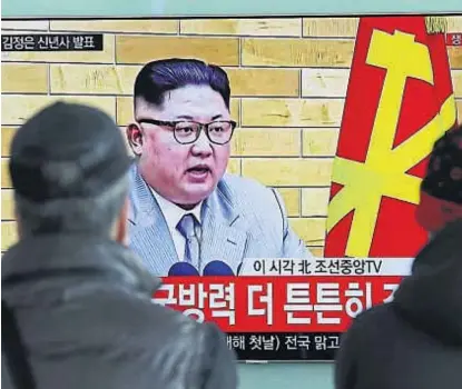  ?? (AP) ?? Consolidad­o. Kim Jong-un ha logrado aumentar su poder en el plano interno desde que asumió.