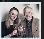  ??  ?? CHEERS Our Emma with Brucie