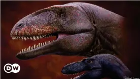  ??  ?? El depredador "Ulughbegsa­urus" era mucho más grande que el tiranosaur­io "Timurlengi­a".