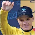  ??  ?? CHAMP: Chris Froome celebrates