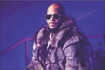  ?? Noam Galai Getty Images ?? R. KELLY is seen in an image that is not from the six-part series addressing decades of abuse allegation­s.