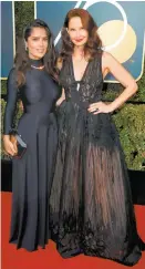  ??  ?? Salma Hayeck y Ashley Judd.